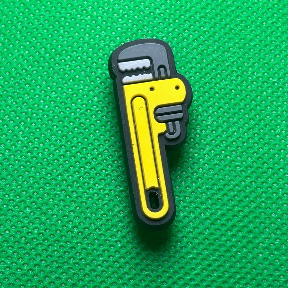 🌼 (5/$10 or 10/$15) NEW “Tool” Croc Charm Collection Heavyweight Wrench Handyman